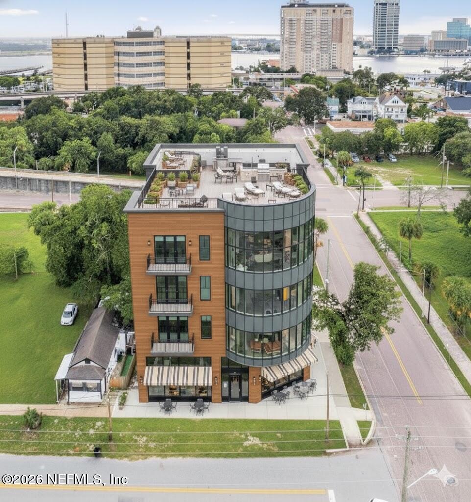 421 North Washington Street Jacksonville, FL 32202 - Photo 16 of 16 a view of a city that has tall buildings