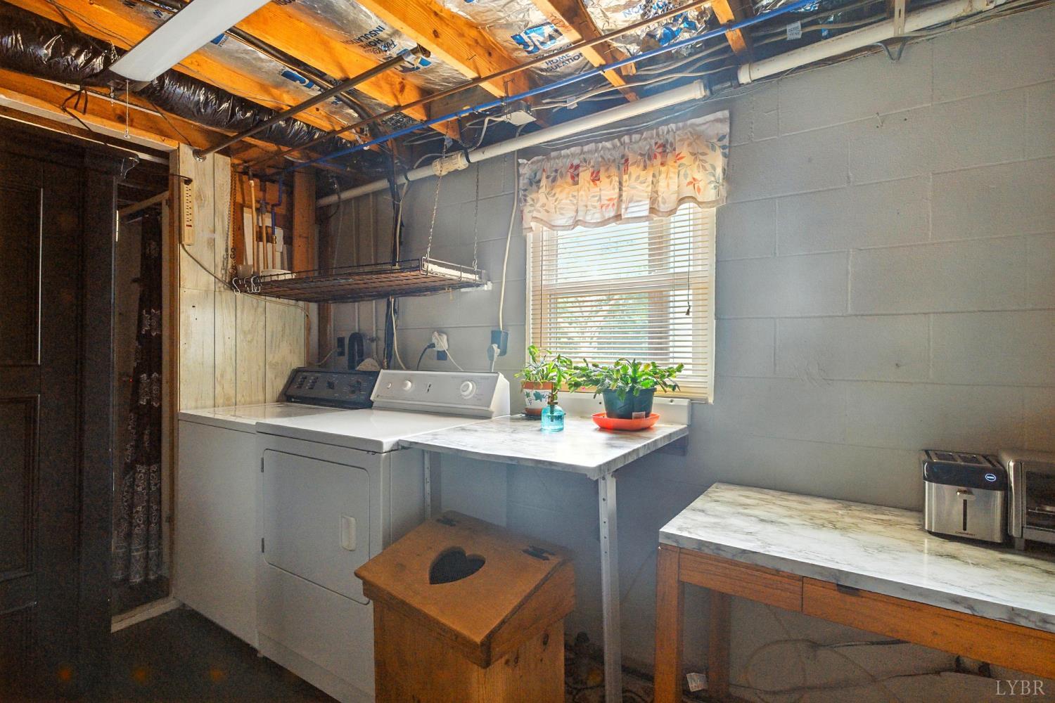 112 Hillside Road Hurt, VA 24563 - Photo 26 of 39 a kitchen with a sink and a refrigerator