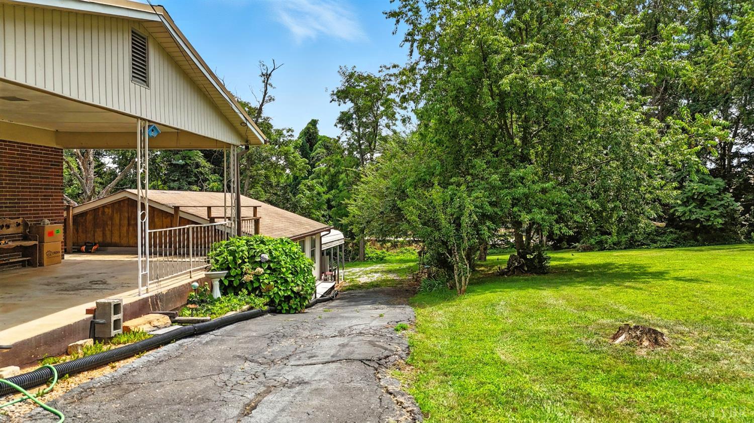 112 Hillside Road Hurt, VA 24563 - Photo 32 of 39 a front view of a house with garden