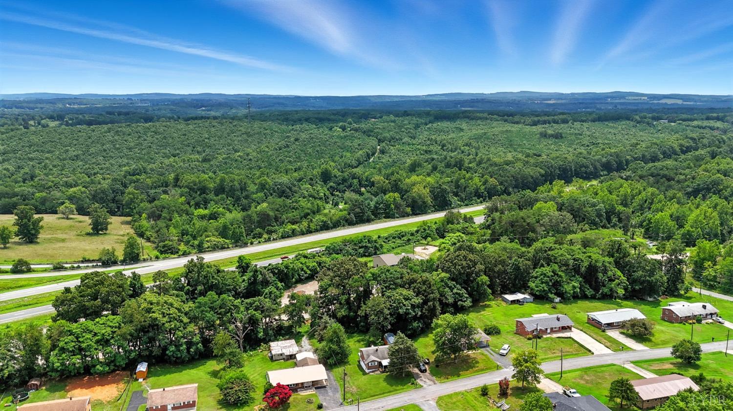 112 Hillside Road Hurt, VA 24563 - Photo 37 of 39 a view of a city with lush green forest