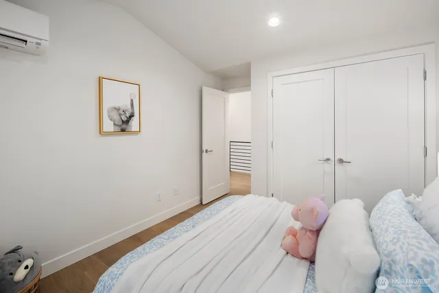 a view of a house with a small garden