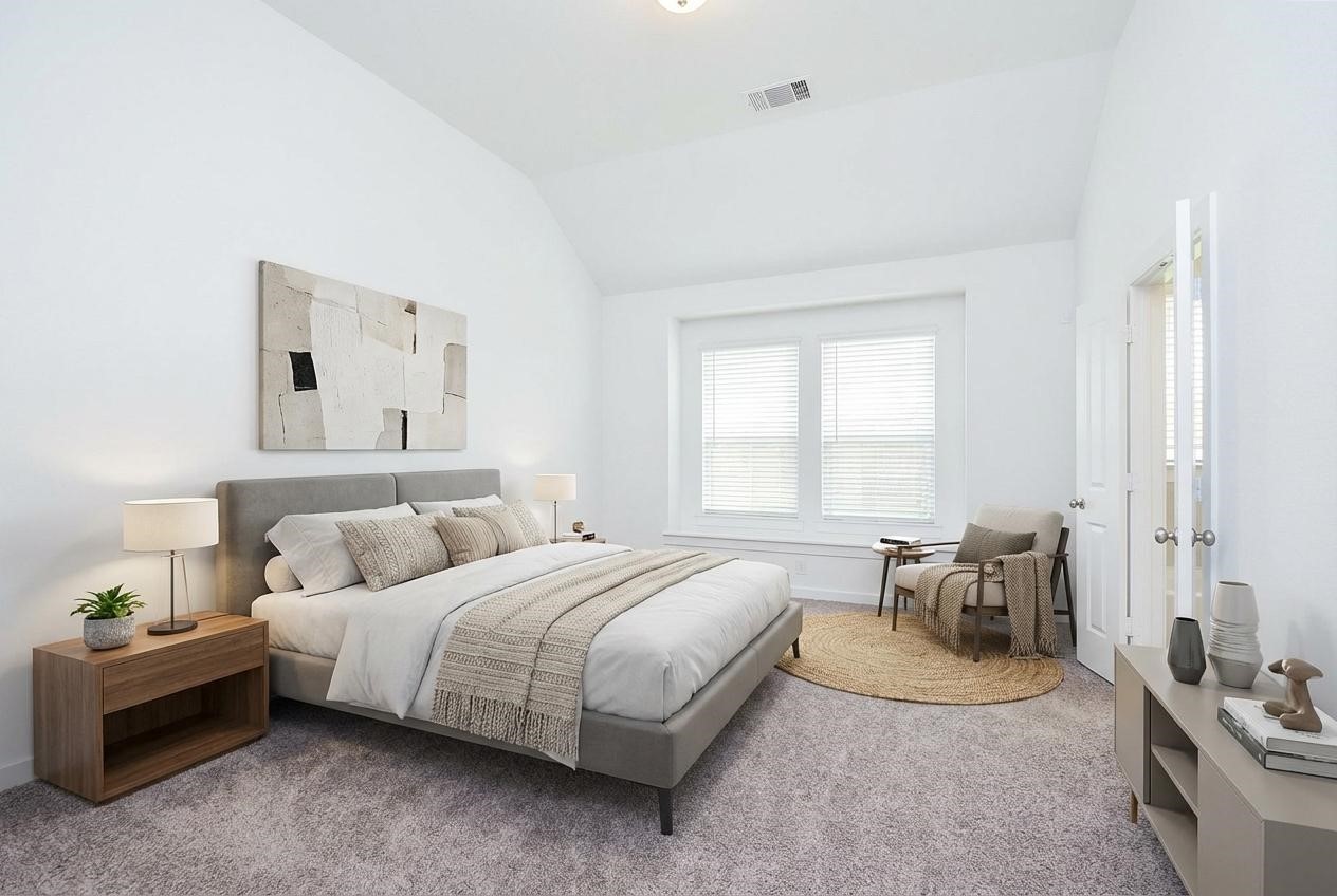 5115 Murillo Drive Manvel, TX 77578 - Photo 13 of 31 a bedroom with a bed and couch