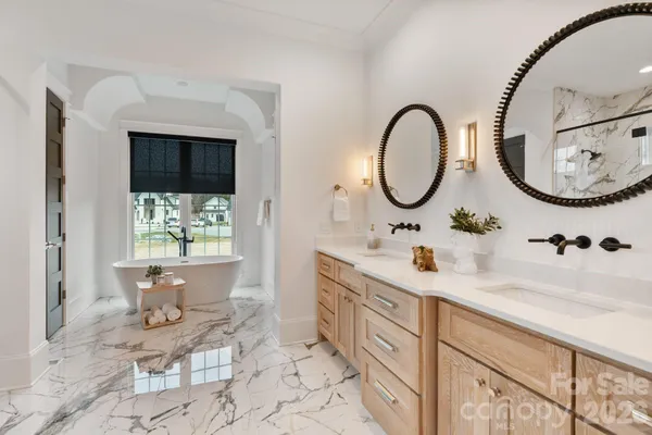 a living room with large windows