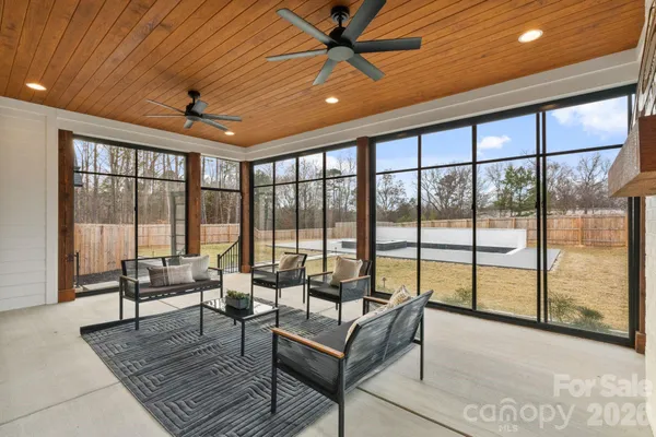 a view of outdoor space and deck