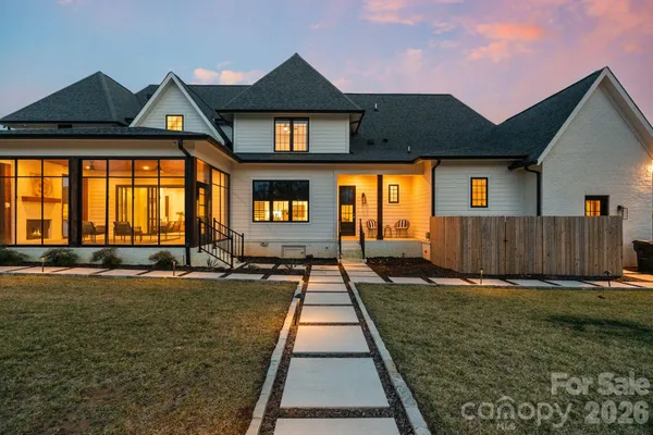 a front view of house with yard