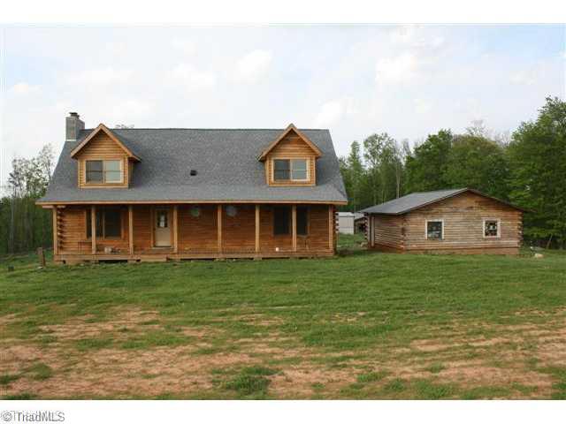 544 Reely Cook Road Dobson, NC 27017 - Photo 1 of 16 Exterior Front. Front of House and garage