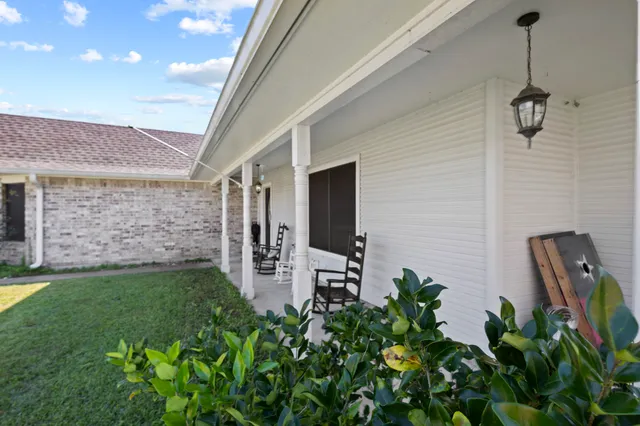 a view of a livingroom with a car parked