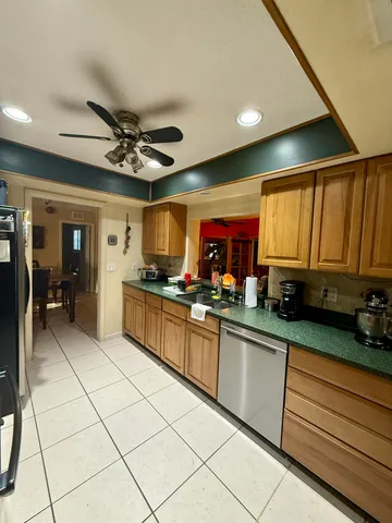 a outdoor space with lots of tables and chairs