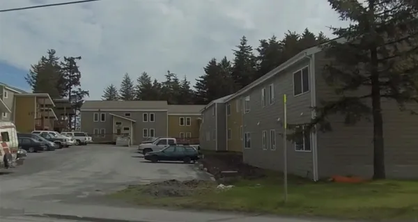 a view of a back yard