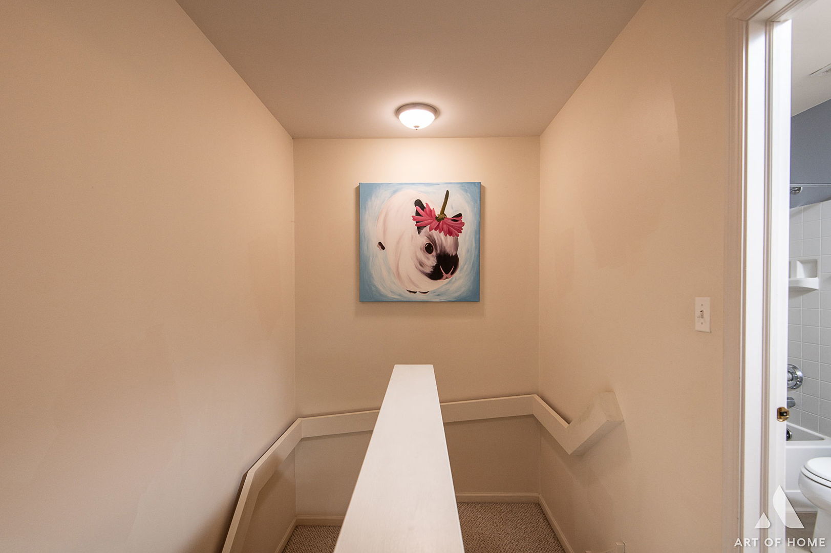 169 Braxton Lane Aurora, IL 60504 - Photo 16 of 26 a view of a hallway with paintings on the wall