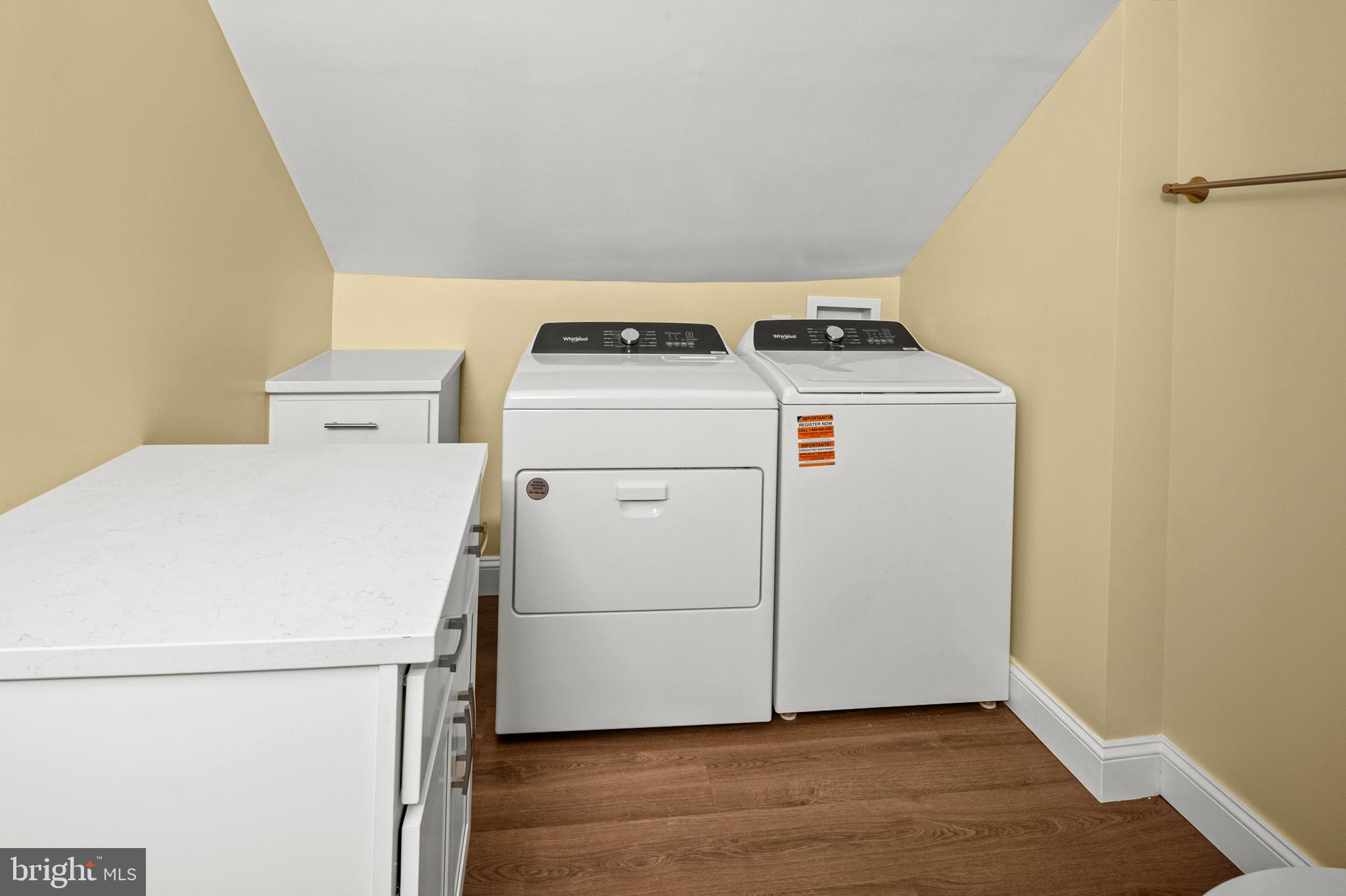 35 3rd Avenue, Unit C Halethorpe, MD 21227 - Photo 11 of 18 a utility room with dryer and washer