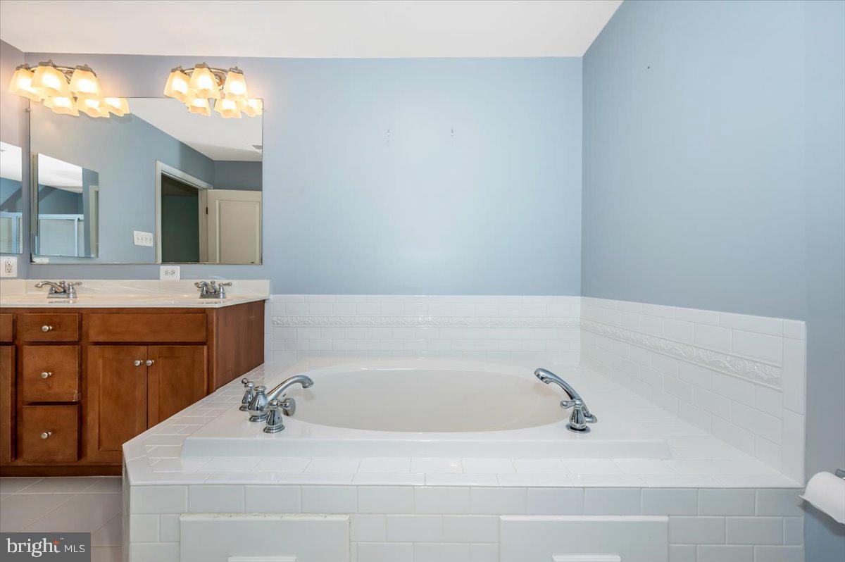 1806 Monocacy View Circle, Unit 41A Frederick, MD 21701 - Photo 32 of 59 a bathroom with a tub sink and mirror