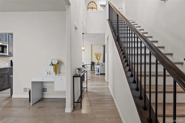 a view of entryway and hall