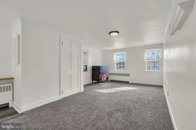 wooden floor and cabinet in a room