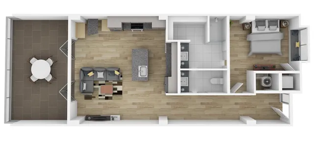 a view of a living room