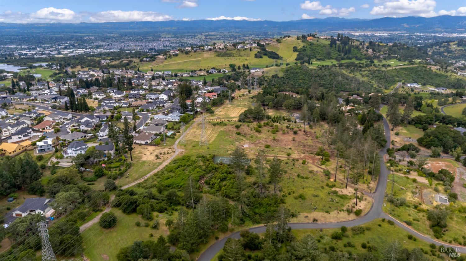 164 Meadowcroft Way Santa Rosa, CA 95404 - Photo 12 of 14 an aerial view of residential houses with outdoor space and trees
