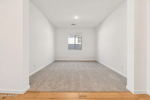 a view of an empty room