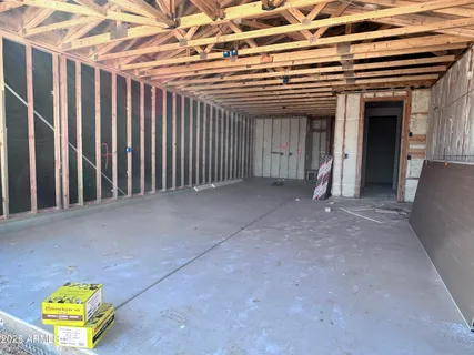 a view of the porch of a house