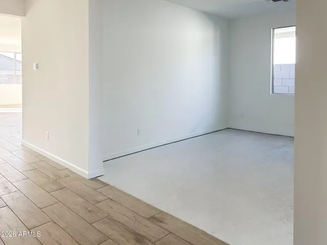a view of empty room