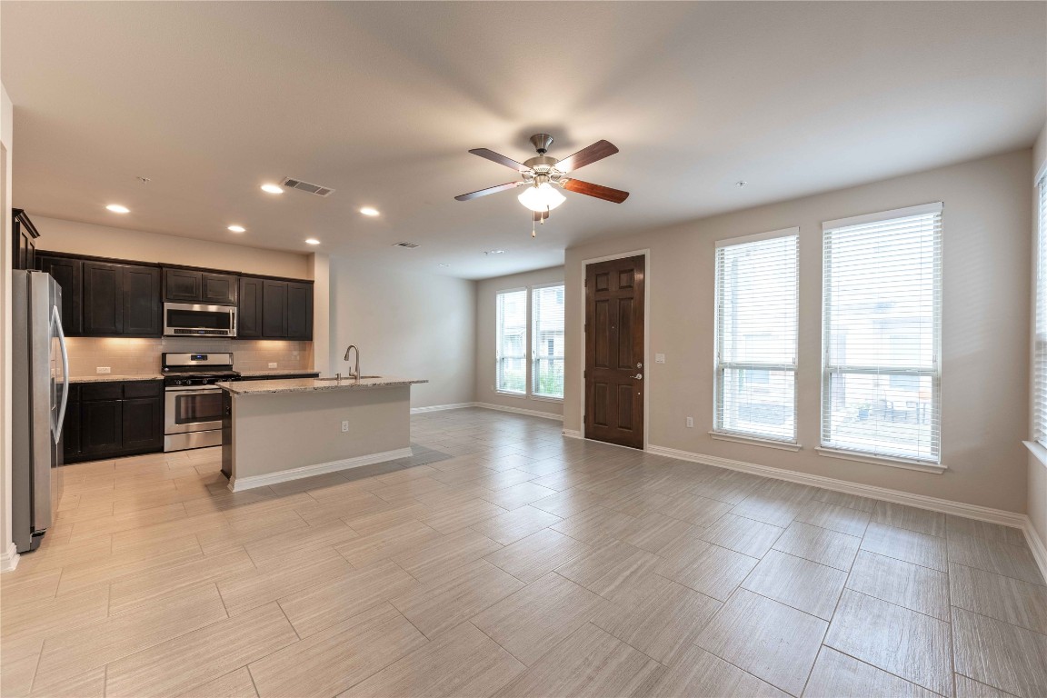 13800 Lyndhurst Street, Unit 281 Austin, TX 78717 - Photo 12 of 33 From living to to dinign and kitchen view.