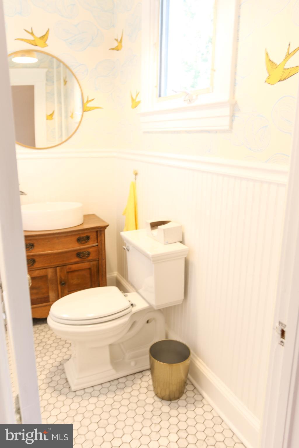 13 Mallow Hill Road Baltimore, MD 21229 - Photo 9 of 35 Updated Main Floor Powder Room