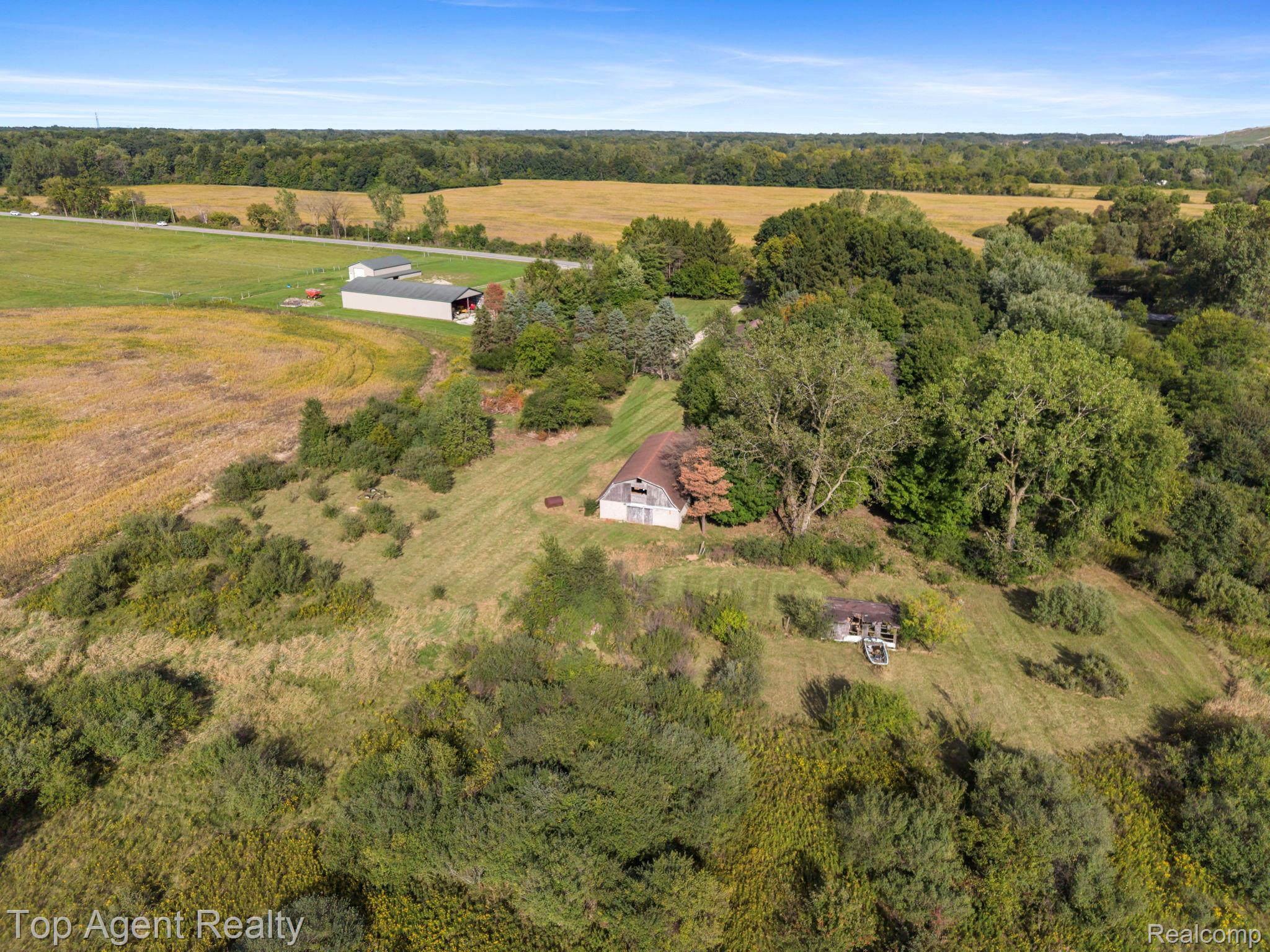 8269 Currie Road Northville, MI 48168 - Photo 76 of 80 Expansive acreage with mature trees and a detached outbuilding