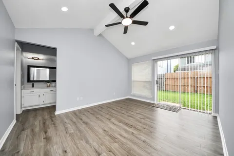 wooden floor in an empty room