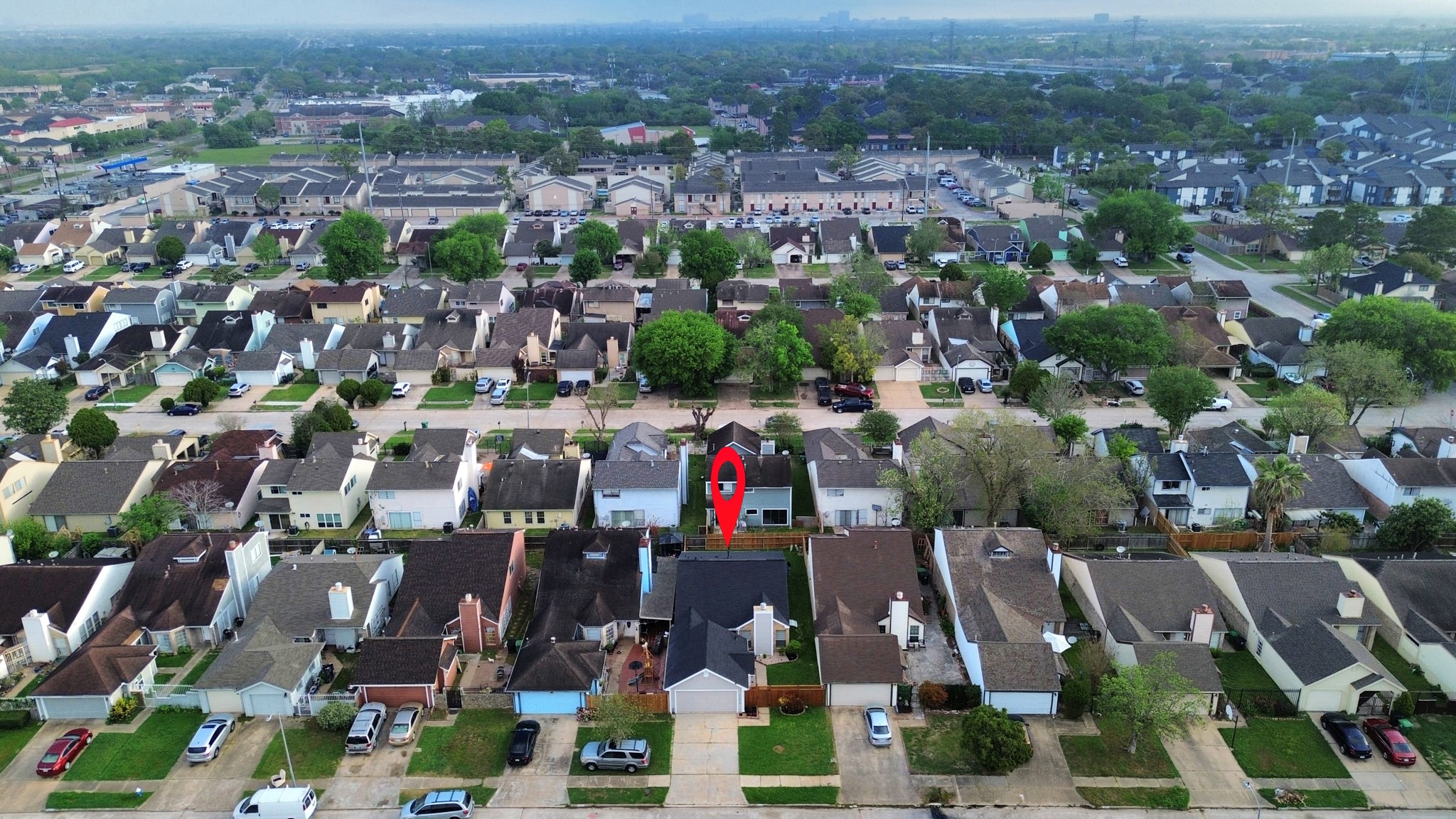 11830 Plumpoint Drive Houston, TX 77099 - Photo 9 of 40 an aerial view of city