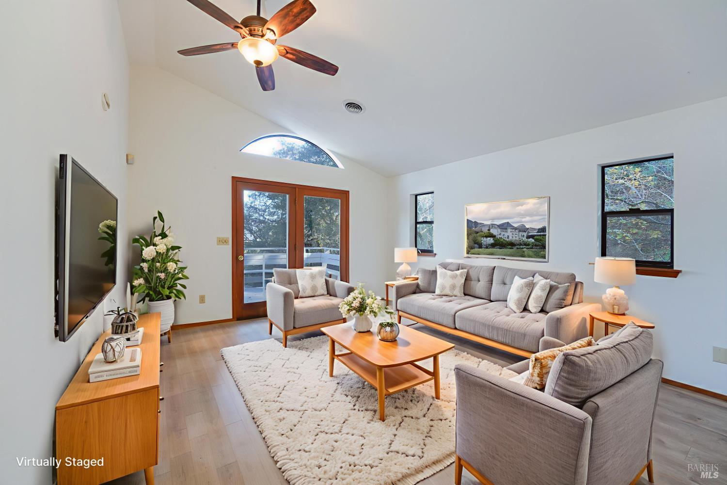 301 Toyon Road Ukiah, CA 95482 - Photo 15 of 46 Upstairs living room. This photo has been virtually staged.