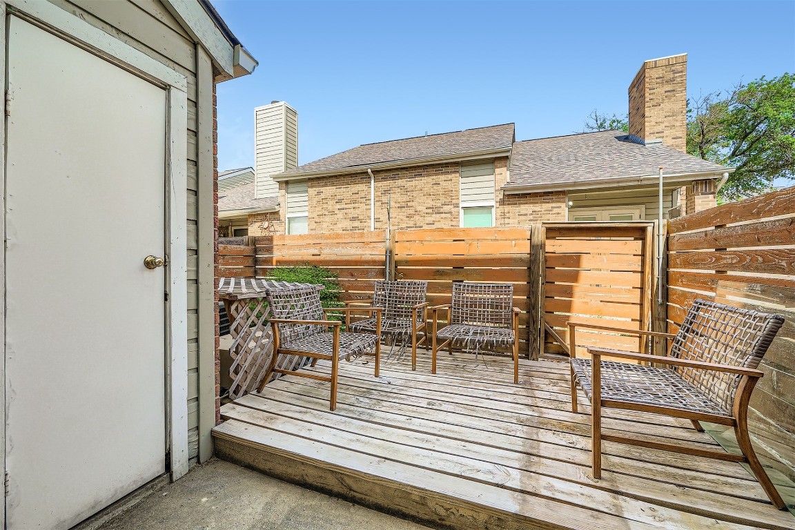 2018 West Rundberg Lane, Unit 2B Austin, TX 78758 - Photo 28 of 31 View of wooden terrace