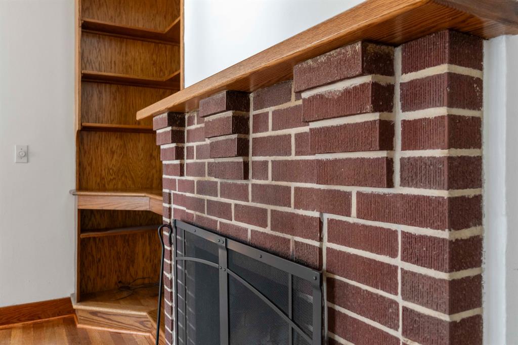 339 Center Road Monroeville, PA 15146 - Photo 9 of 43 Brick Fireplace with wood mantle