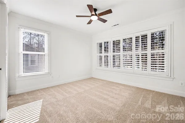 a view of a lake with a deck