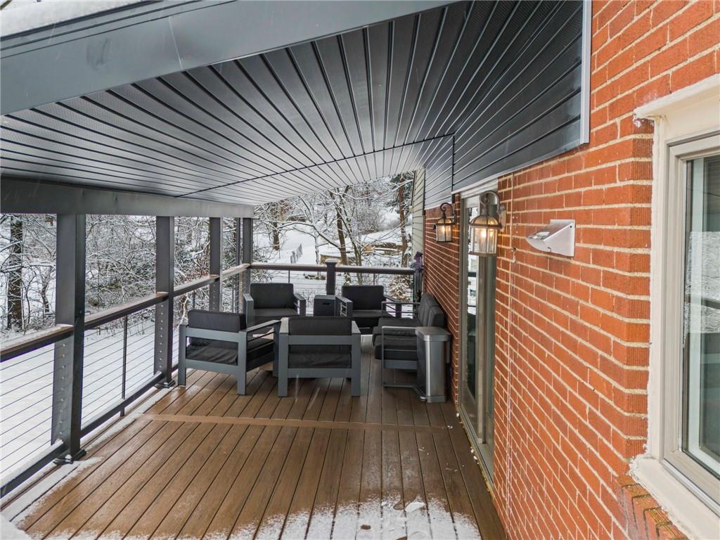226 Brookwood Road Venetia, PA 15367 - Photo 27 of 39 Rear Covered Deck 226 Brookwood Road