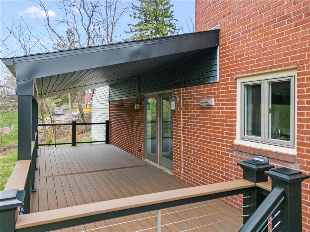 226 Brookwood Road Venetia, PA 15367 - Photo 29 of 39 Rear Covered Deck 226 Brookwood Rd