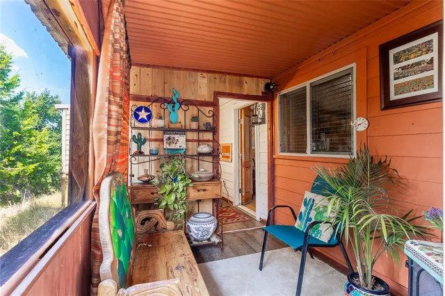 a outdoor living with furniture