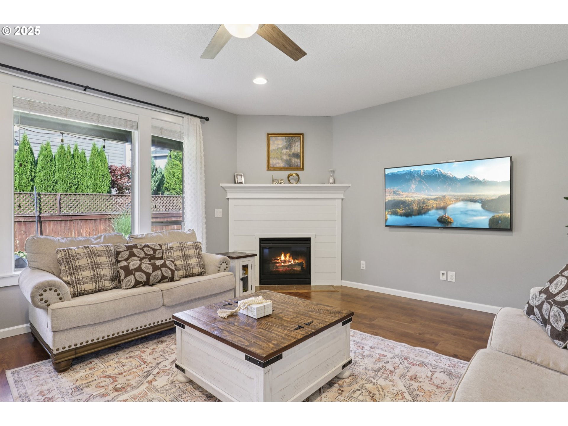 3520 North 6th Circle Ridgefield, WA 98642 - Photo 7 of 27 a living room with furniture and a fireplace
