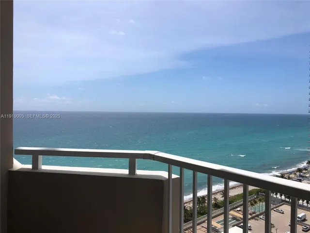 a view of outdoor space and ocean view