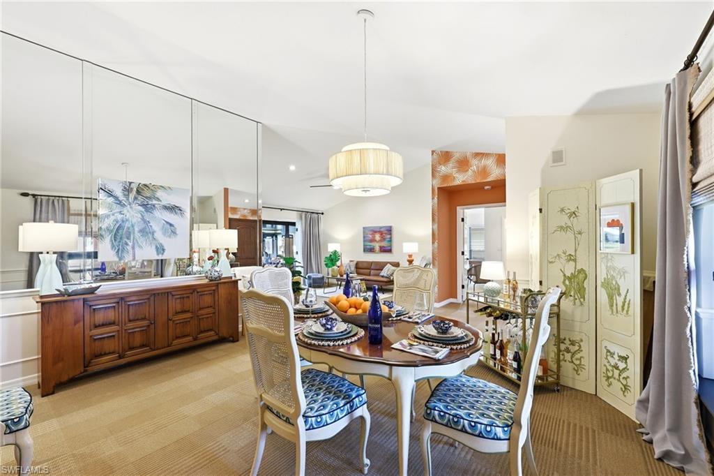 2274 Queens Way Naples, FL 34112 - Photo 17 of 32 Formal dining area, plenty of room to expand your table for more guests.