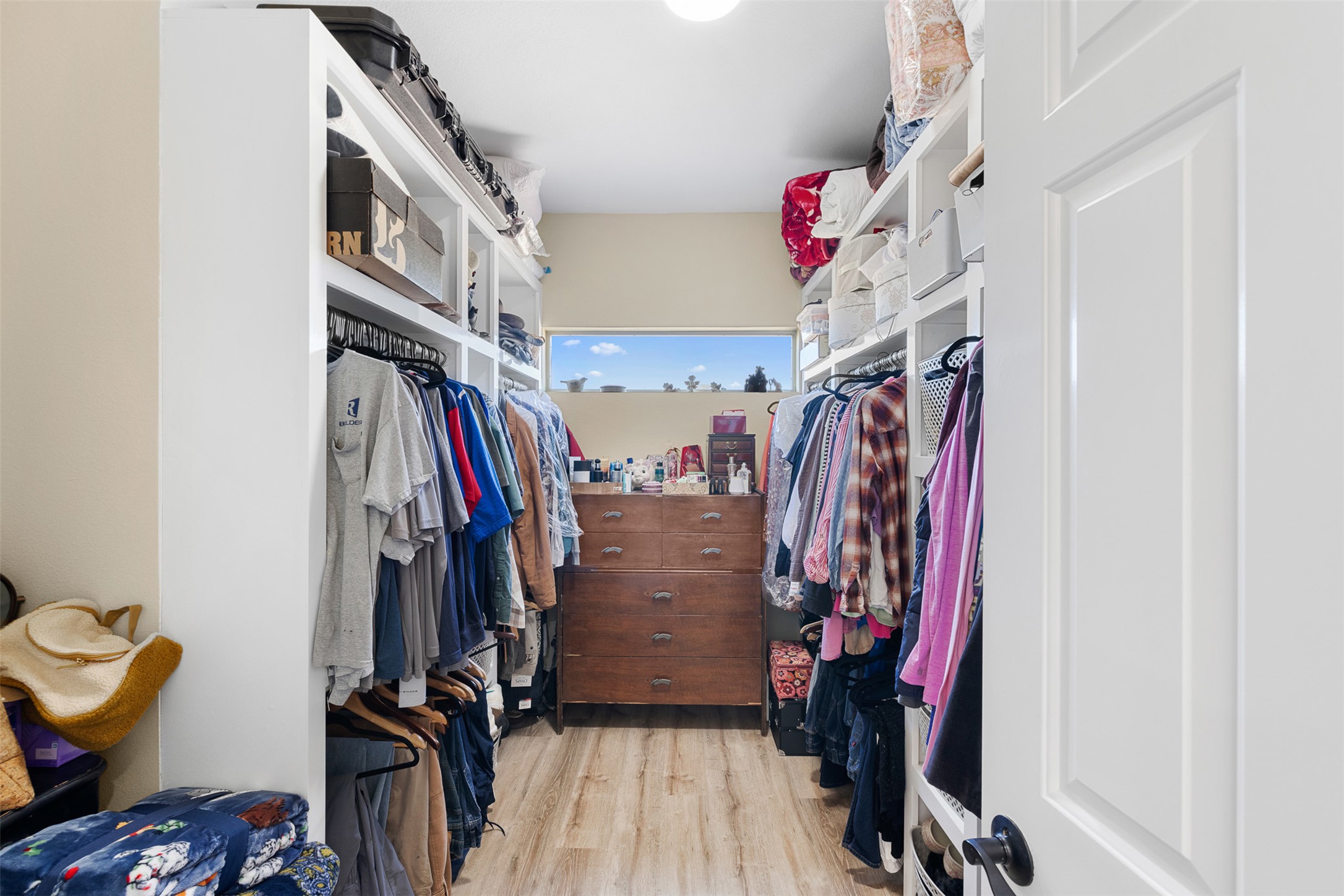 1759 Gotier Trace Road Paige, TX 78659 - Photo 22 of 40 a view of walk in closet with clothes