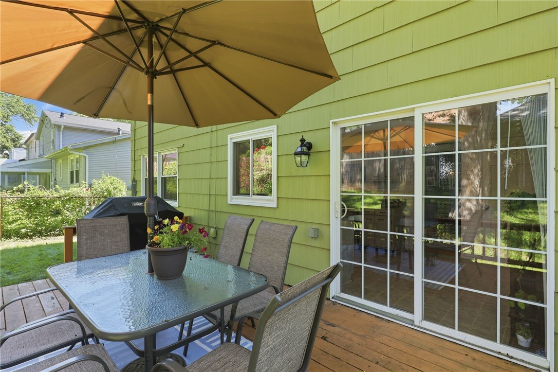 77 Drexmore Road Rochester, NY 14610 - Photo 25 of 27 Exterior back deck