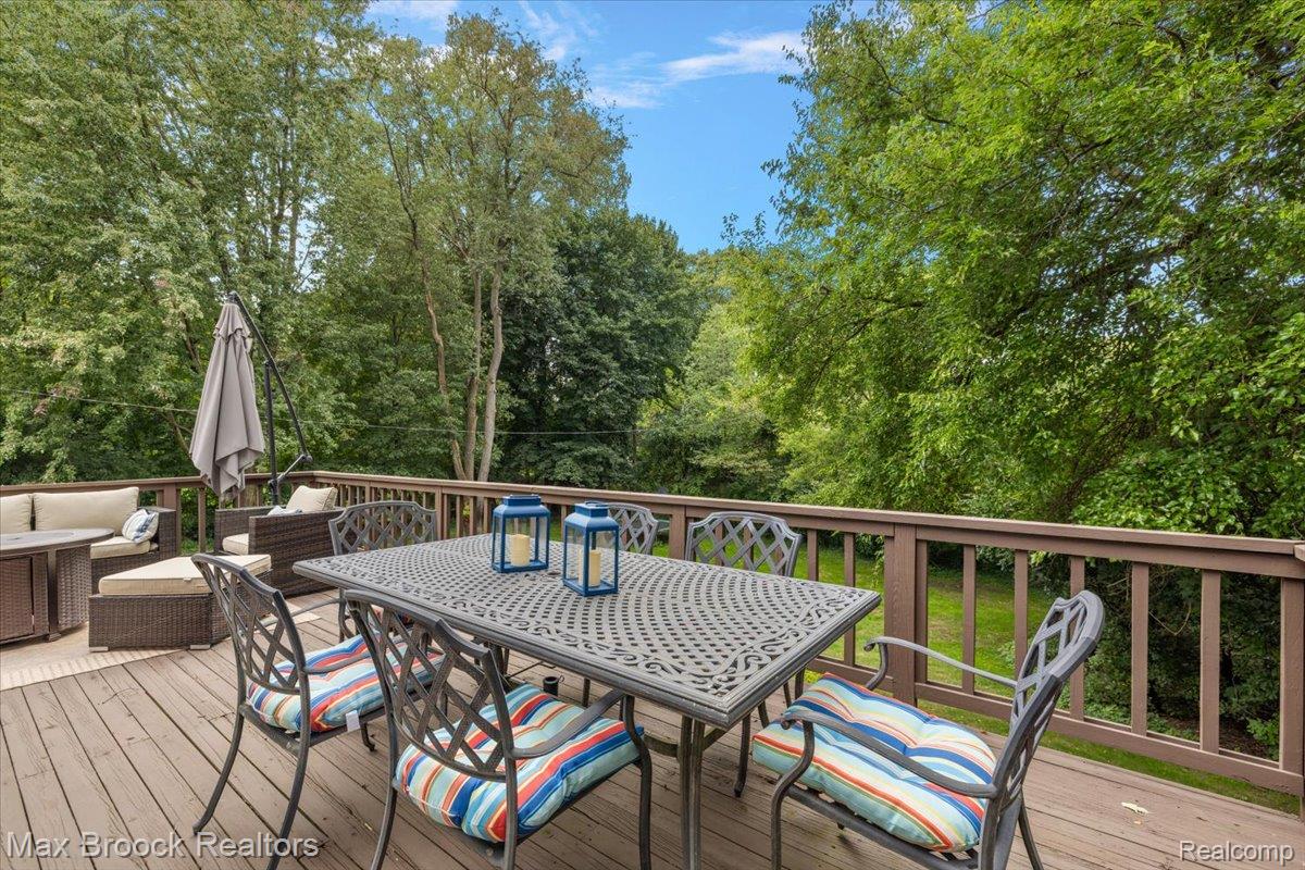 545 Whitehall Road Bloomfield Hills, MI 48304 - Photo 31 of 41 Back Deck