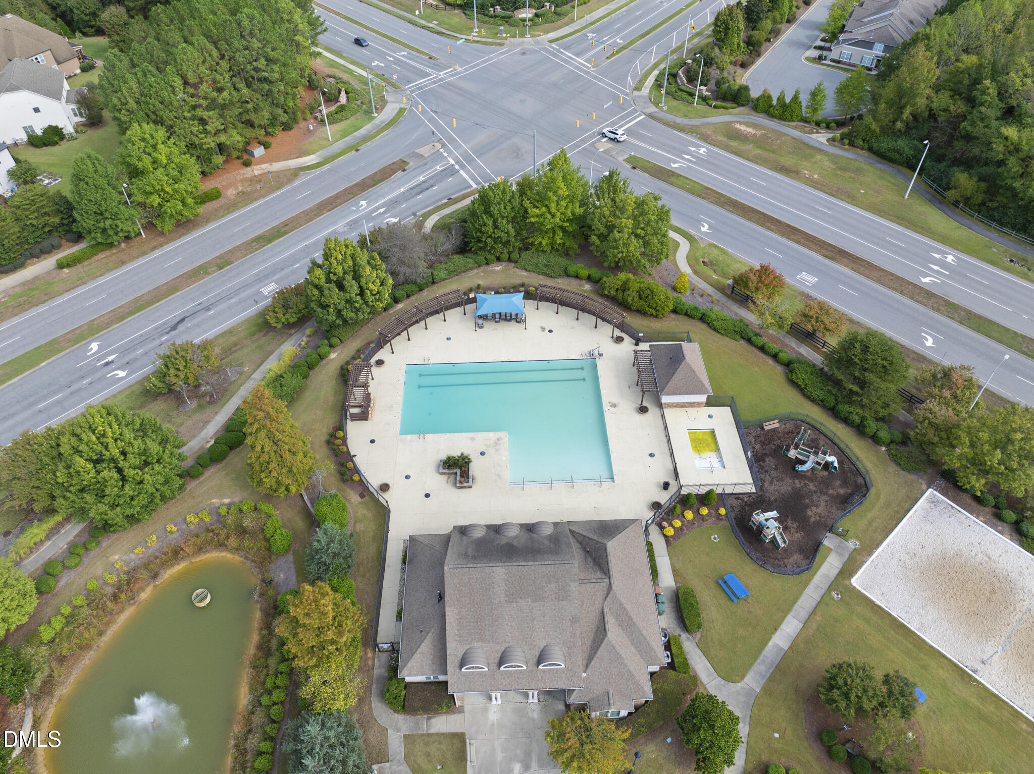 424 Powers Ferry Road Cary, NC 27519 - Photo 76 of 88 an aerial view of a house with outdoor space