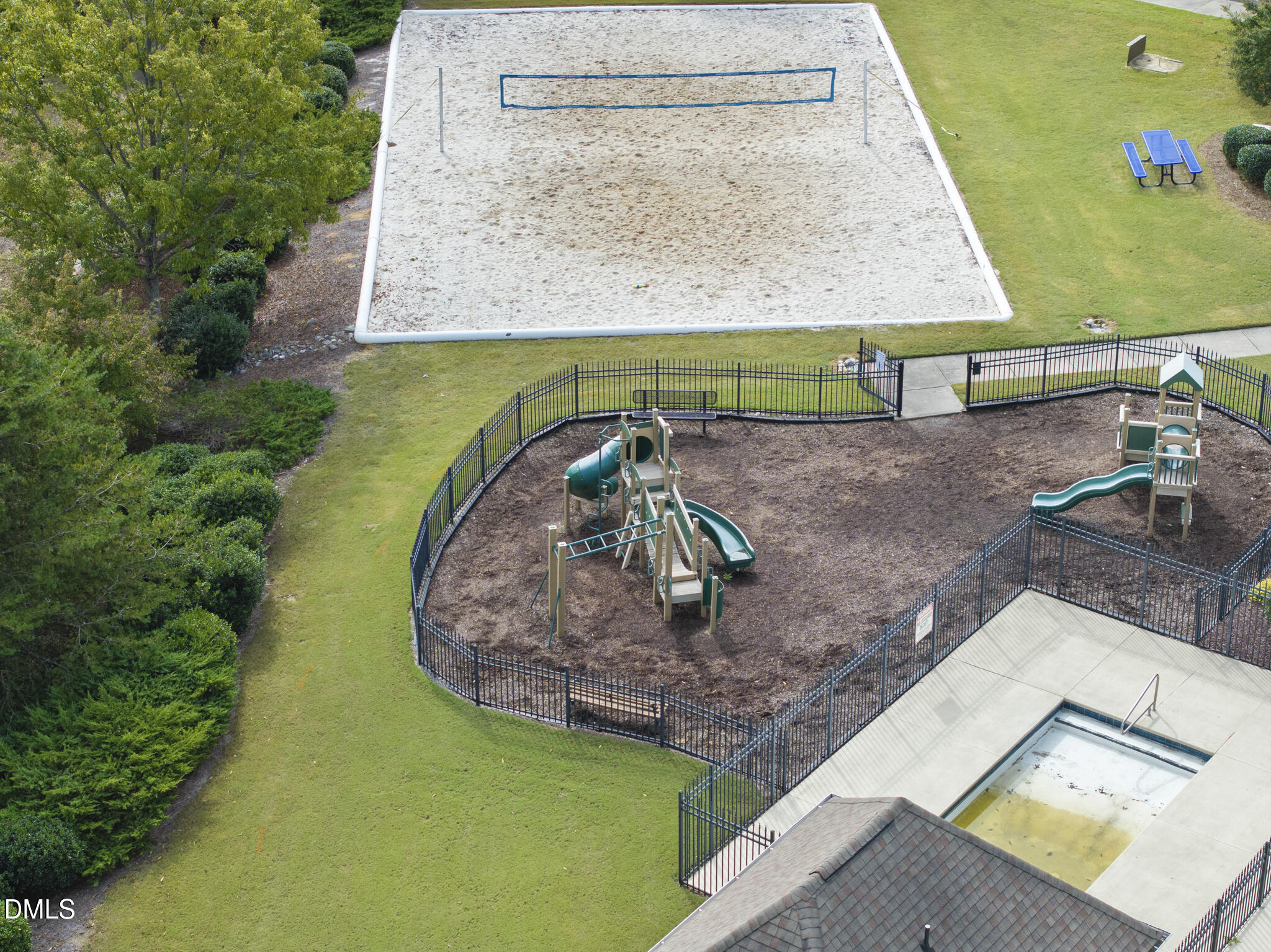 424 Powers Ferry Road Cary, NC 27519 - Photo 78 of 88 a view of a swimming pool with a yard and sitting space