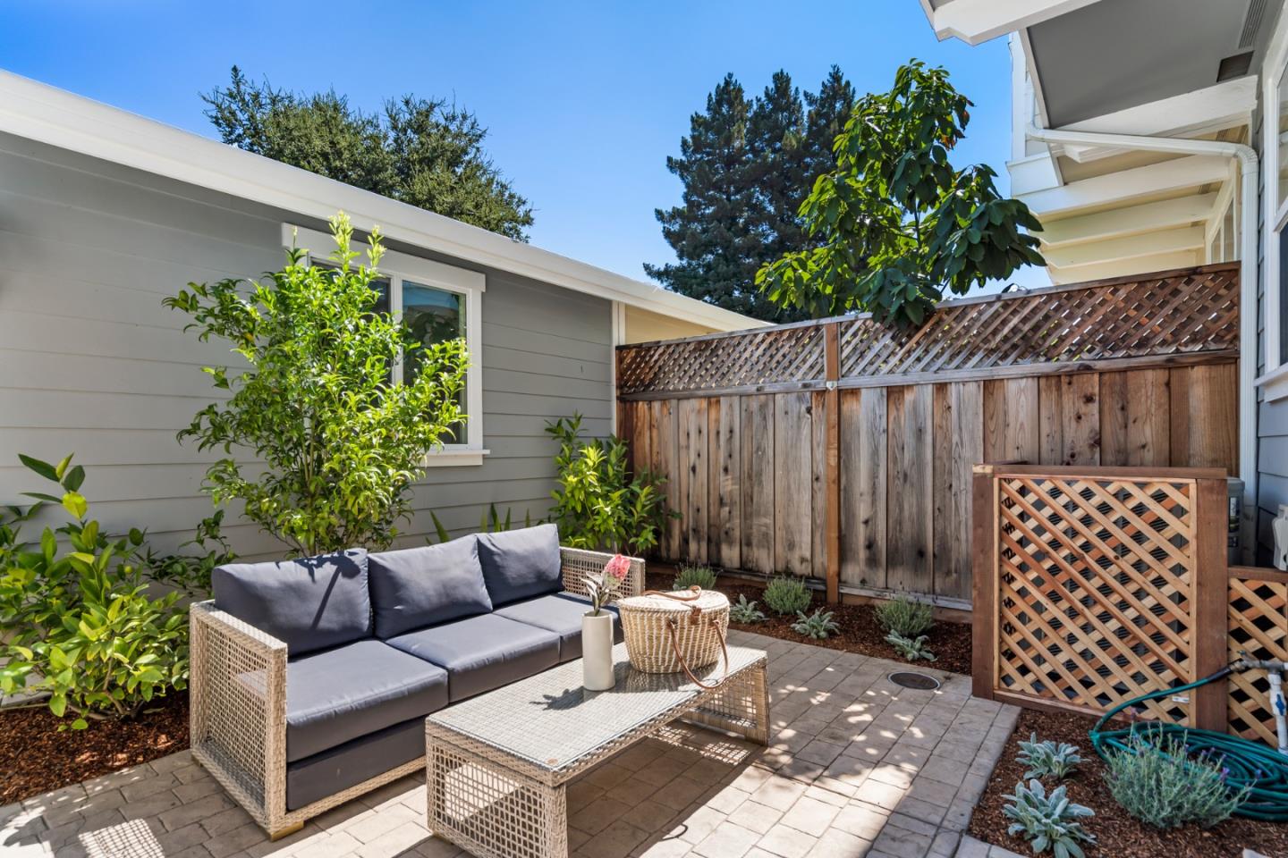 650 Willowgate Street Mountain View, CA 94043 - Photo 16 of 33 a view of a backyard with furniture