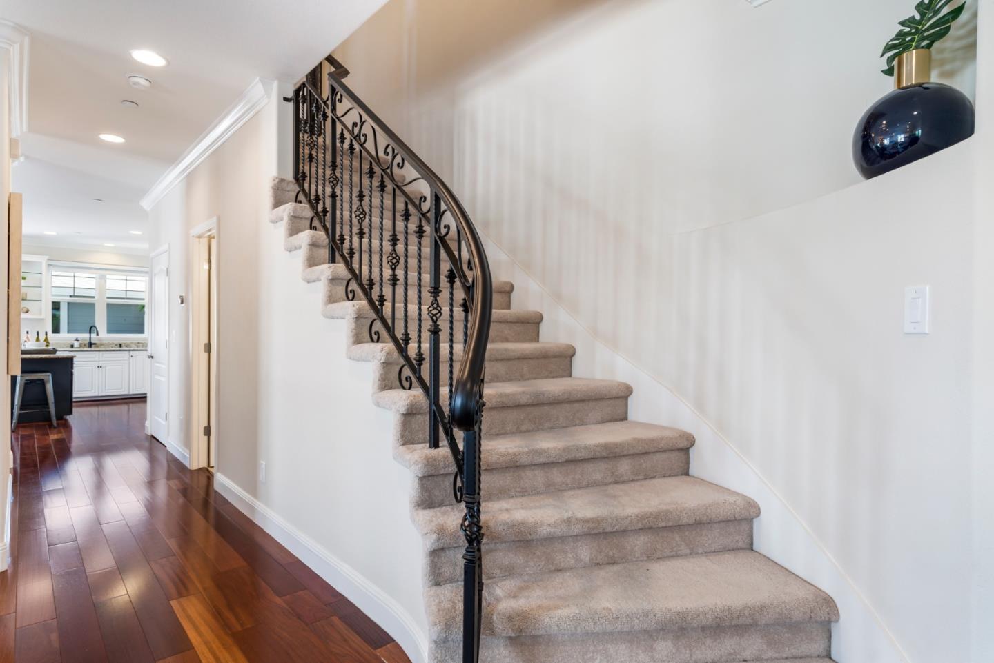 650 Willowgate Street Mountain View, CA 94043 - Photo 18 of 33 a view of entryway and hall with wooden floor