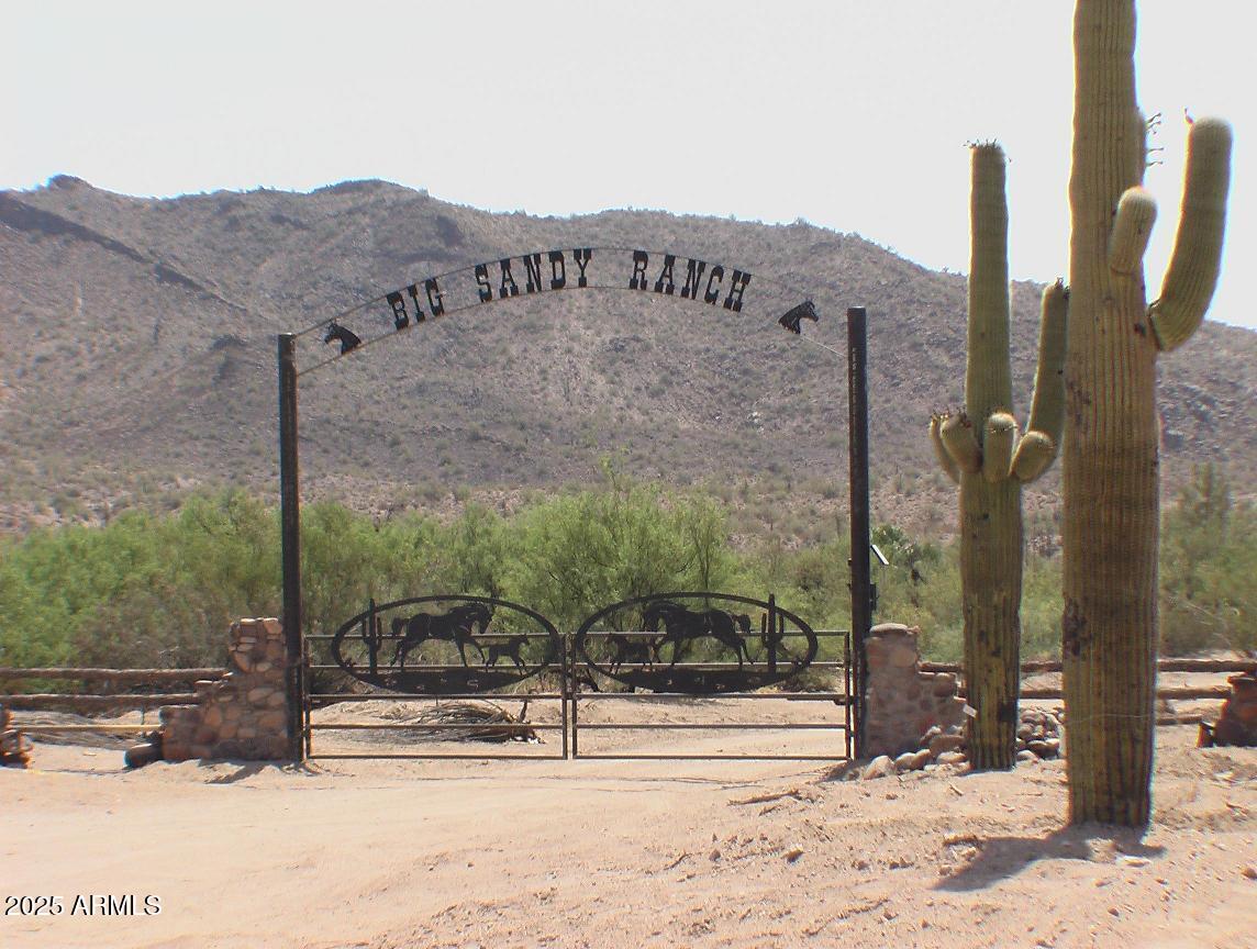 a view of a terrace with a mountain view