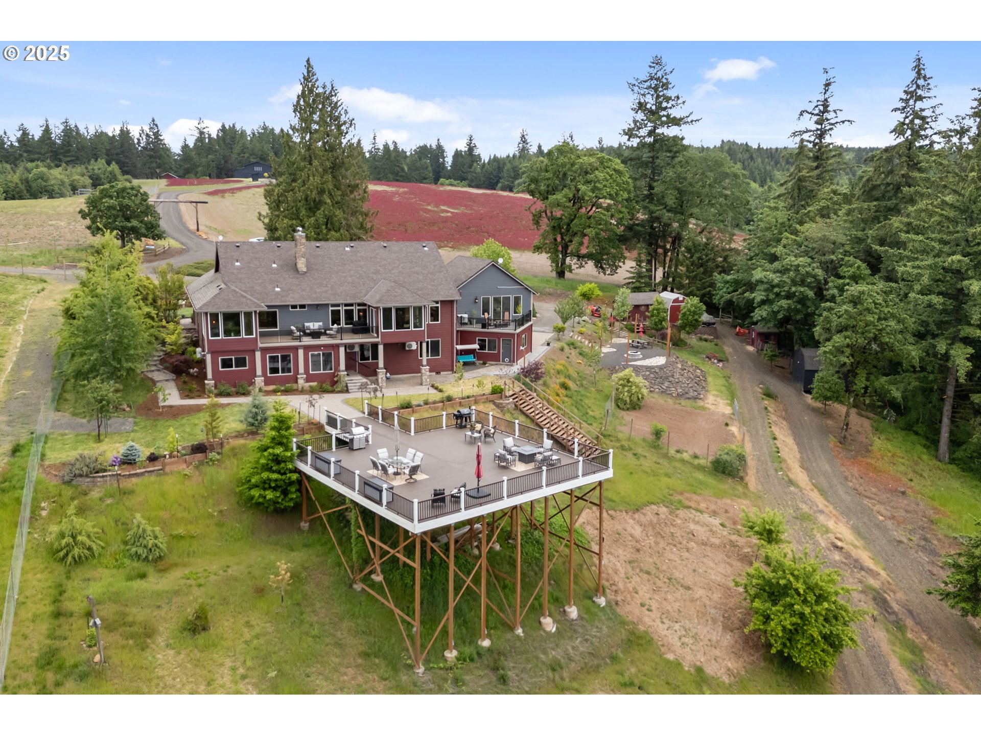 7777 Southwest Winters Road Cornelius, OR 97113 - Photo 44 of 44 a view of a house with a swimming pool
