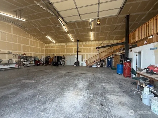 a view of parking garage