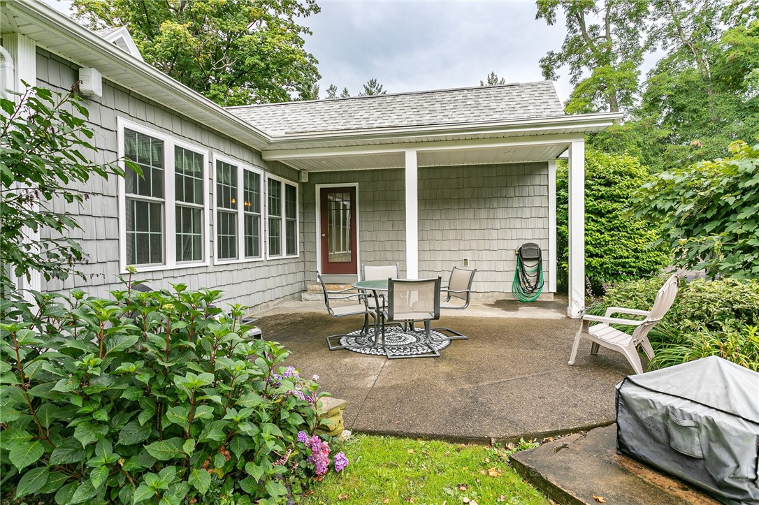 3423 Smallwood Road Warsaw, NY 14569 - Photo 4 of 41 Patio overlooks the yard and inground pool