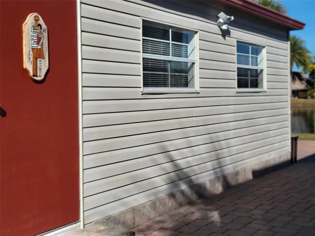 a view of front door and wooden door
